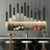 LEDシーリングペンダントライト　長いチューブ型ランプ　ホームインテリア照明　ダイニングルームやショップに最適 - 画像 (2)