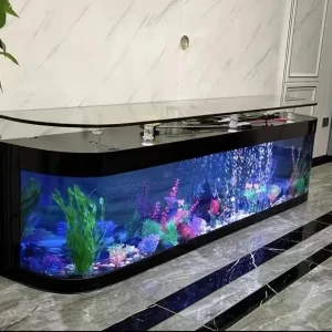 ヨーロッパの水槽水族館テレビキャビネット生態学的変化水床タイプ