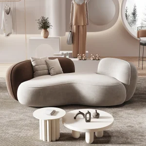 北欧クリームスタイルソファモダンデザイン衣料品店ビューティーサロン休憩エリア受付会議ソファホームステイオフィス家具FYO