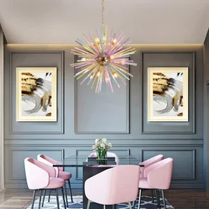 2026 Dandelion Hanging Lamps For Ceiling Personalized Ashion Pendant Lights Modern Creative Colorful Chandelier Loft Kid's Room