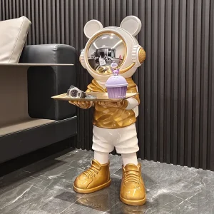 大きな宇宙飛行士の彫刻,居間,美的,家の装飾,現代的な装飾品